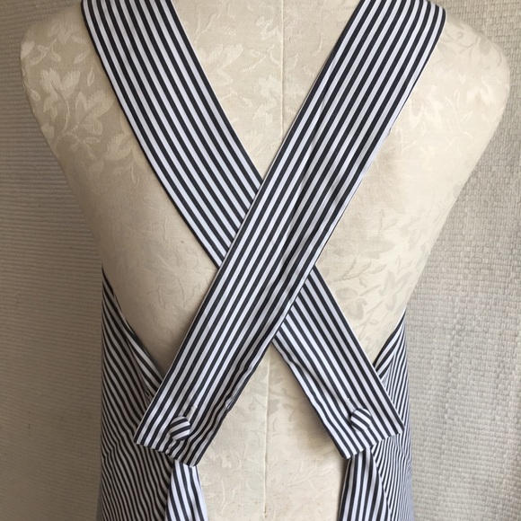 Convertible Open Back Striped Top with Tails - Picture 7 of 8